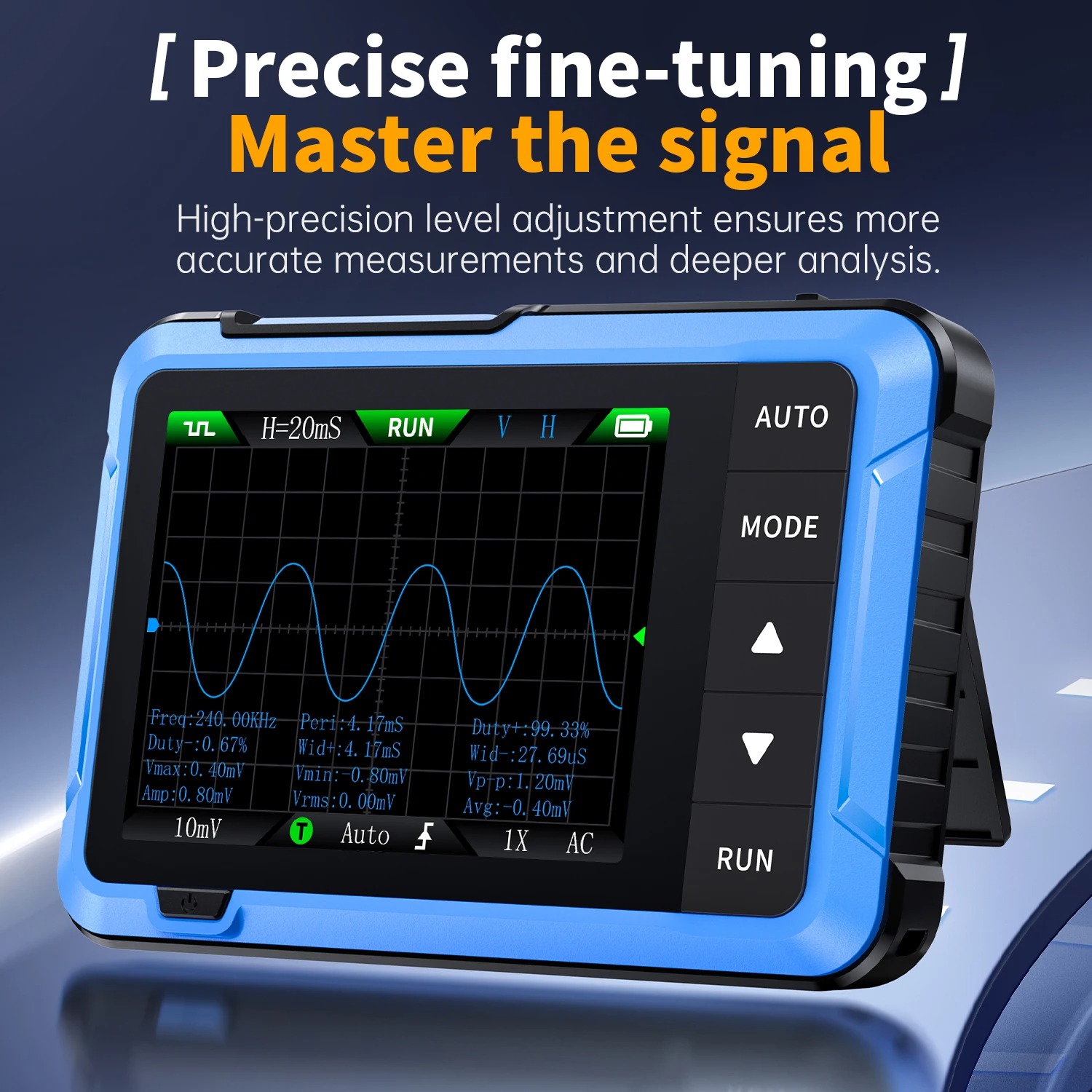 Fnirsi Digital Oscilloscope Handheld - جهاز FNIRSI DSO510 الجديد: راسم ذبذبات