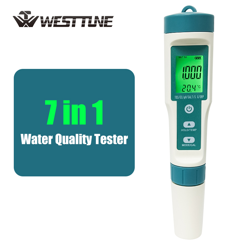 Ph Meter Digital Water Tester - WESTTUNE مقياس درجة الحموضة الرقمي 7