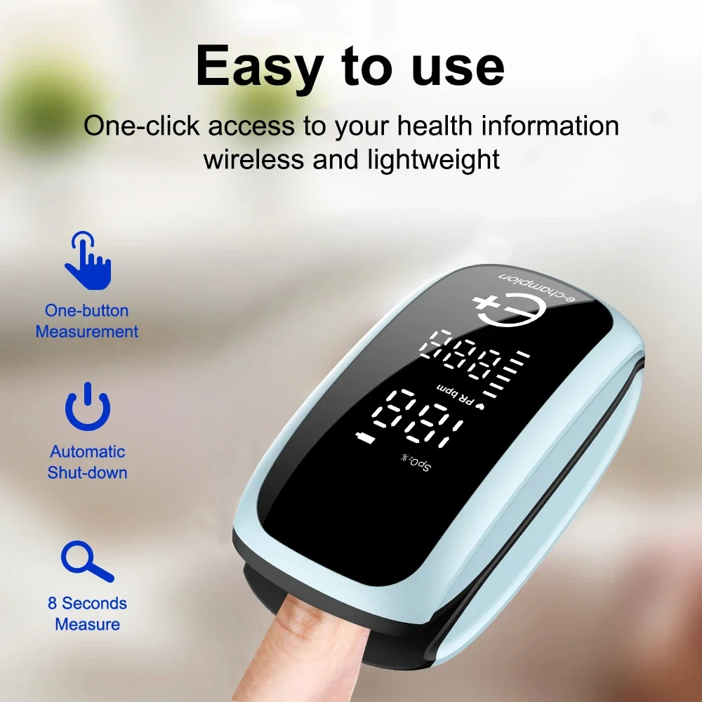 Pulse Oximeter Fingertip Rechargeable - مراقب تشبع الأكسجين في الدم شاشة