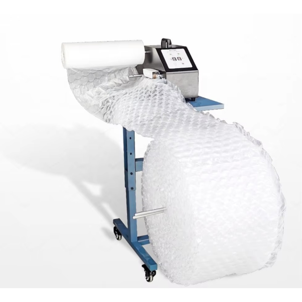 Air Bubble Wrap Roll Packaging - آلة تعبئة وسائد هوائية منفاخ لفائف
