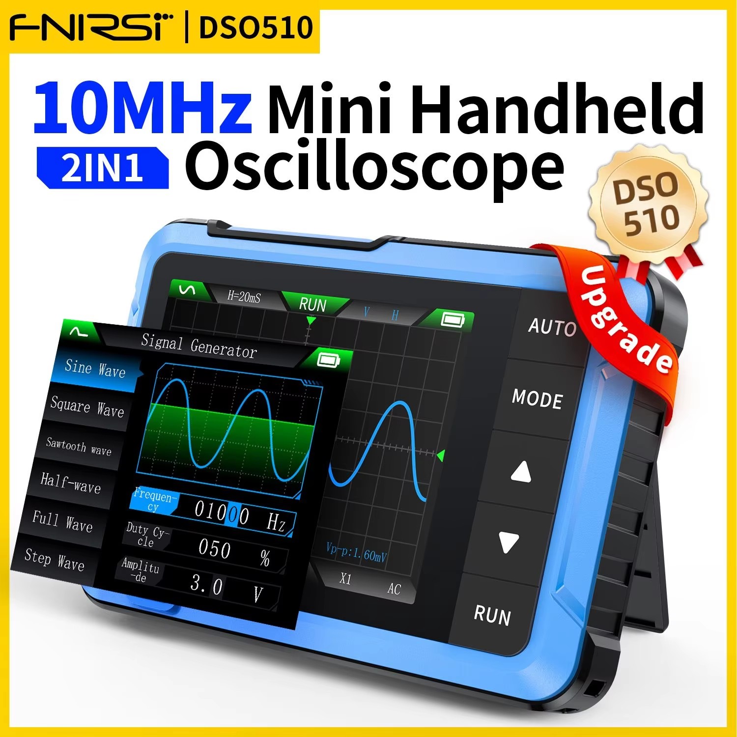 Fnirsi Digital Oscilloscope Handheld - FNIRSI جديد DSO510 DSO152 DSO153 رقمي