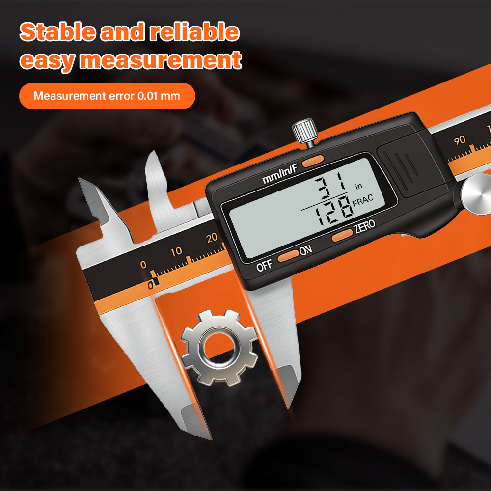 Digital Caliper 150Mm Stainless Steel - فرجار رقمي من الفولاذ المقاوم للصدأ
