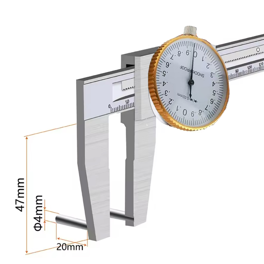 Digital Caliper 150Mm Stainless Steel - فرجار رقمي دقيق من الفولاذ المقاوم