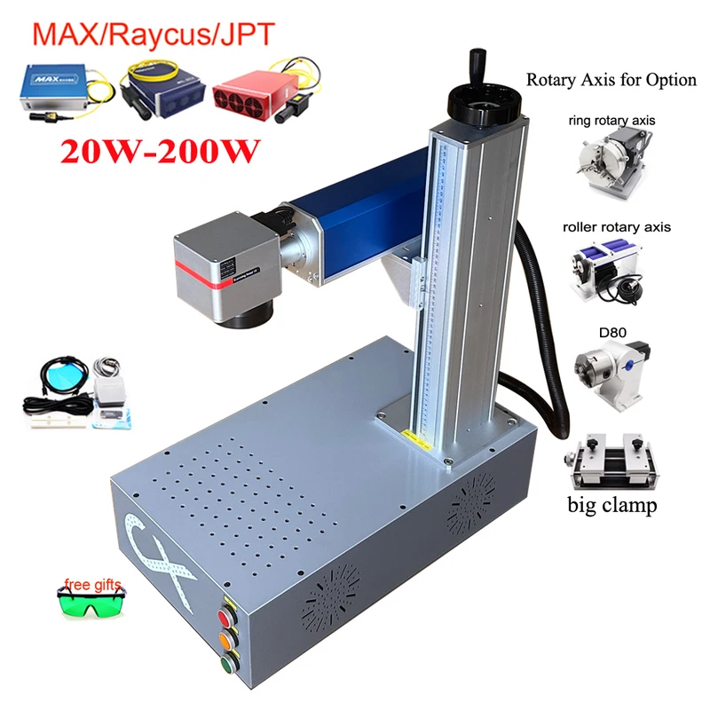 Fiber Laser Marking Machine 30W - ماكينة ليزر الألياف Ezcad من Raycus