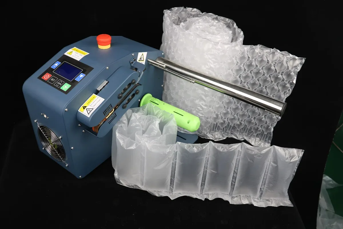 آلة تغليف وسائد الهواء للتجارة - مراجعة Air Bubble Wrap Roll Packaging وسعره