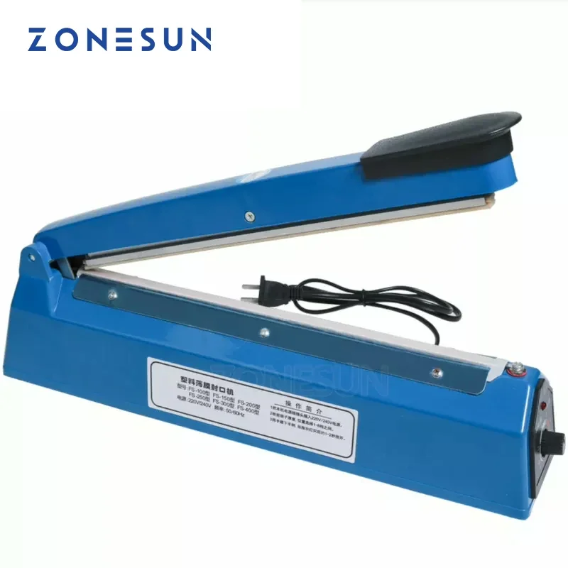 آلة ختم يدوية بالحرارة ZONESUN - مراجعة Plastic Bag Impulse Heat Sealer وسعره