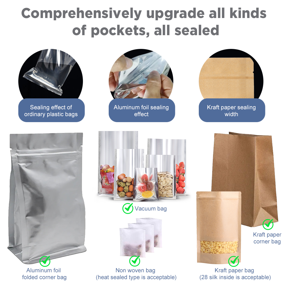 دفعة آلة السدادة المطبخ الغذاء - مراجعة Plastic Bag Impulse Heat Sealer وسعره