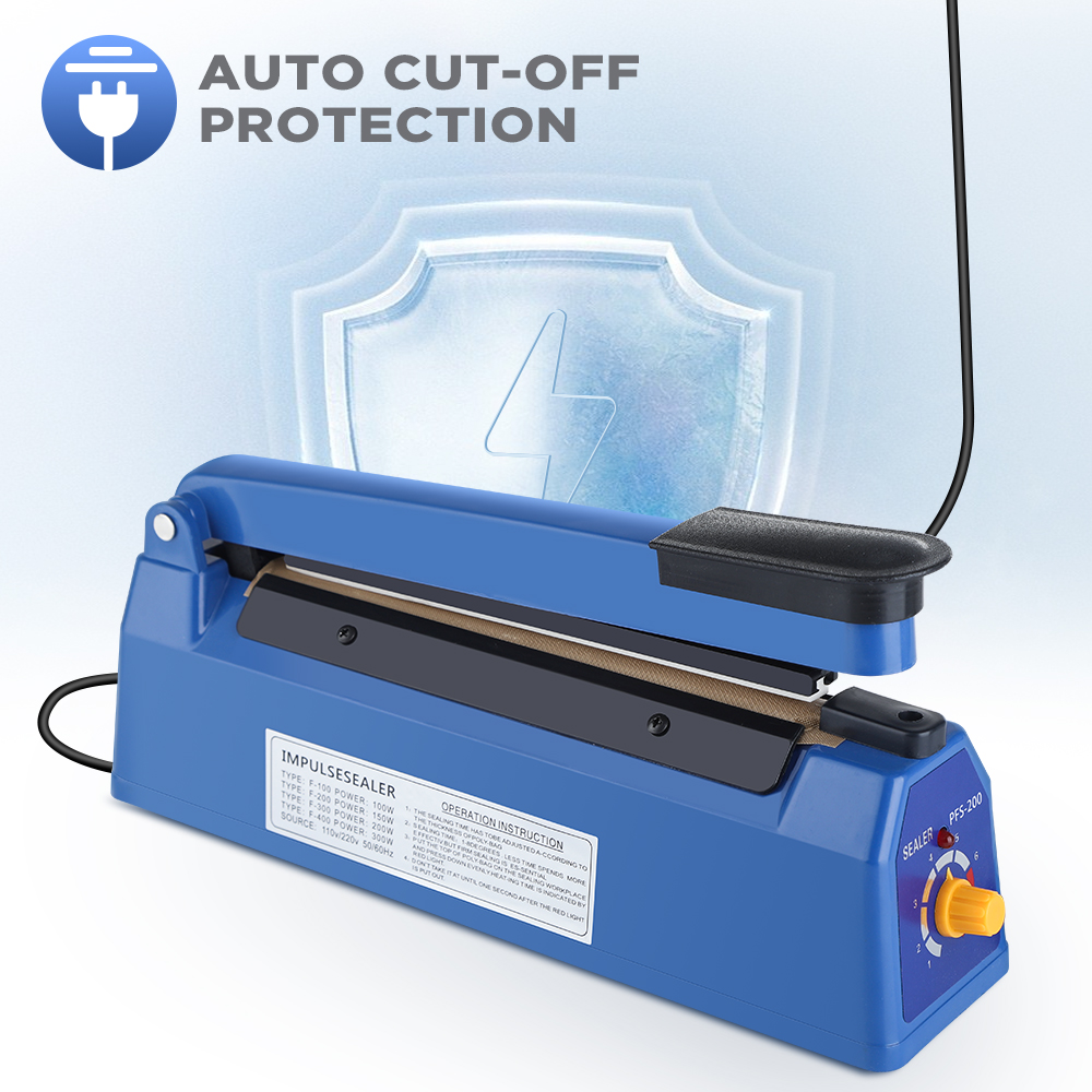 دفعة آلة السدادة المطبخ الغذاء - مراجعة Plastic Bag Impulse Heat Sealer وسعره