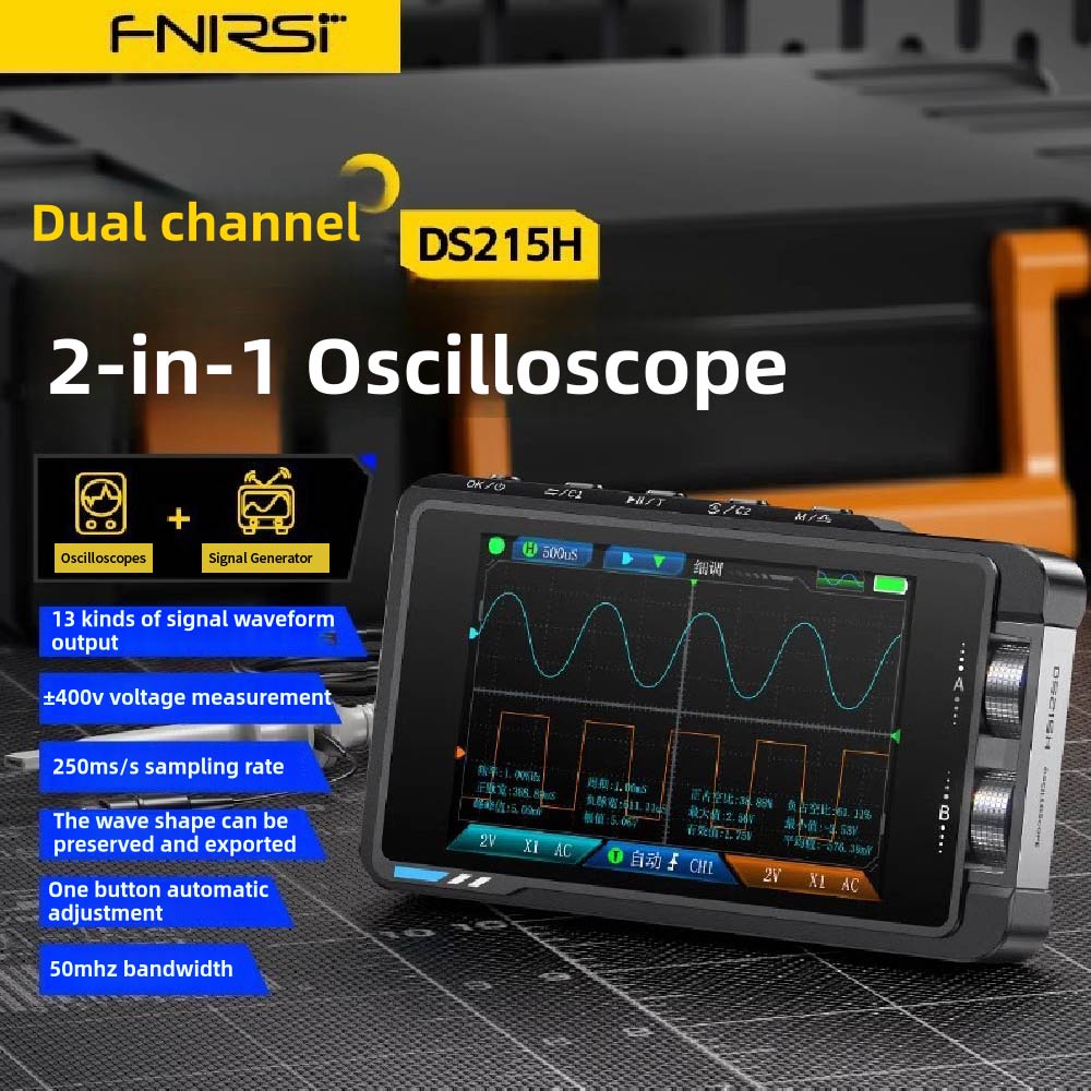 جهاز راسم ذبذبات رقمي محمول FN - مراجعة Fnirsi Digital Oscilloscope Handheld وسعره
