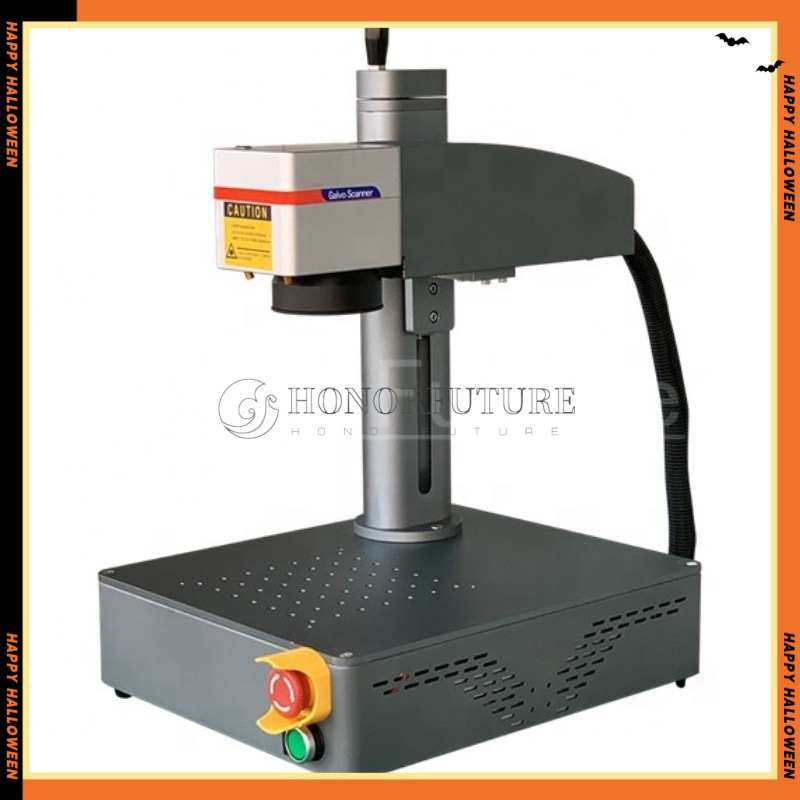 ماكينة نقش بالليزر الليفي الصغ - مراجعة Fiber Laser Marking Machine 30W وسعره