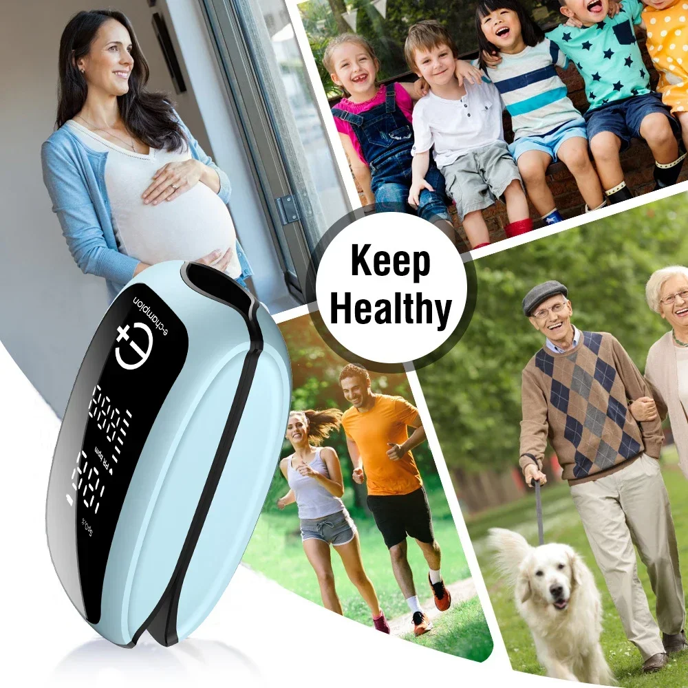 مراقب تشبع الأكسجين في الدم شا - مراجعة Pulse Oximeter Fingertip Rechargeable وسعره