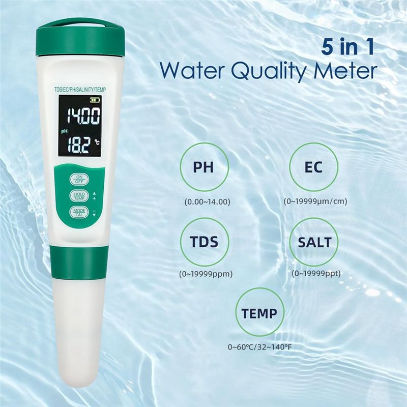 جهاز قياس الرقم الهيدروجيني ال - مراجعة Ph Meter Digital Water Tester وسعره