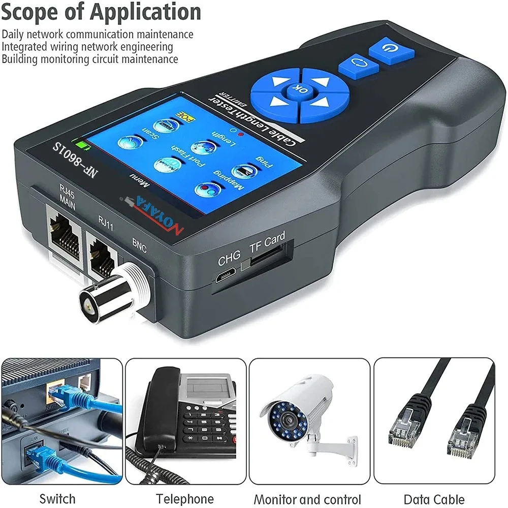 أداة اختبار الشبكة من NOYAFA N - مراجعة Test Instruments وسعره
