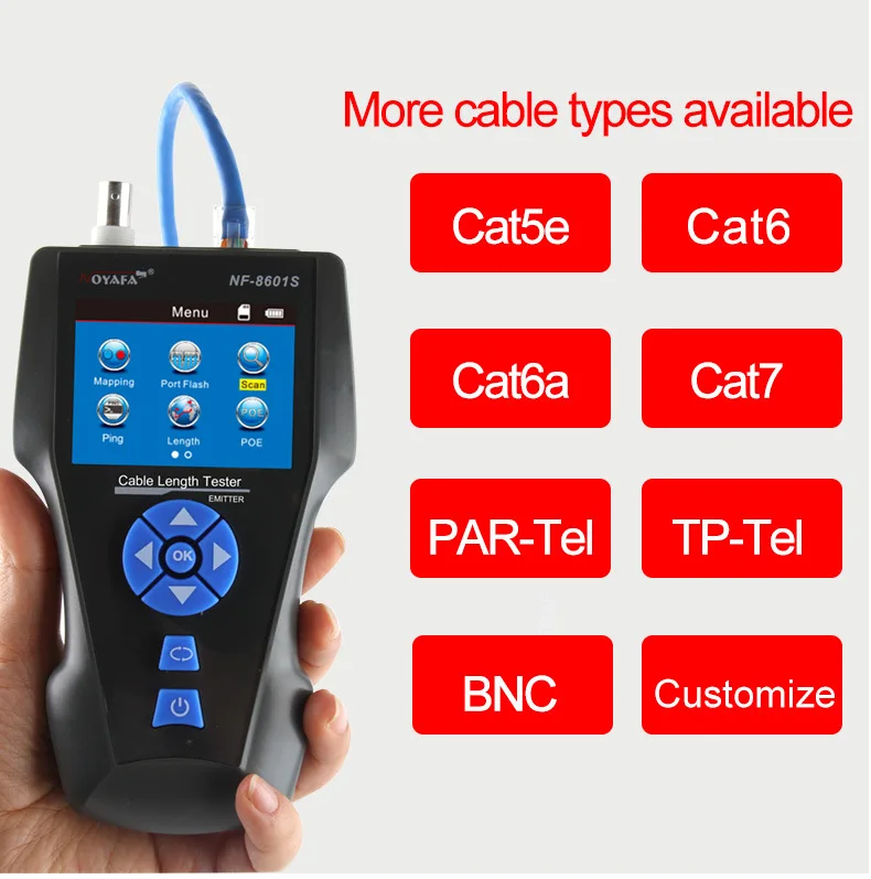 أداة اختبار الشبكة من NOYAFA N - مراجعة Test Instruments وسعره