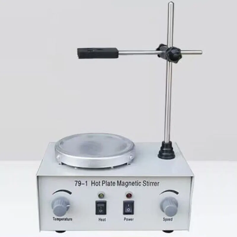 79-1 التدفئة محرك مغناطيسي مخت - مراجعة Lab Magnetic Stirrer Hot Plate وسعره