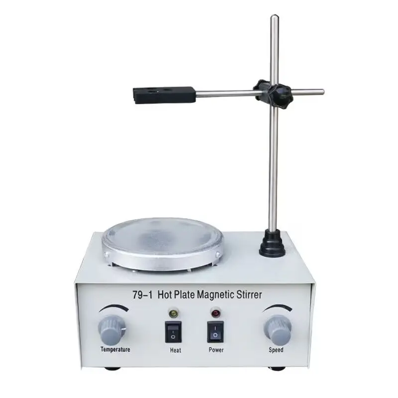 79-1 التدفئة محرك مغناطيسي مخت - مراجعة Lab Magnetic Stirrer Hot Plate وسعره