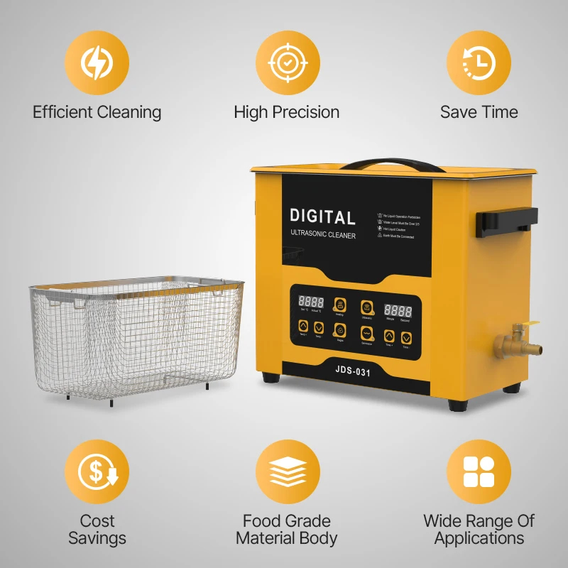 منظف صناعي بالموجات فوق الصوتي - مراجعة Ultrasonic Cleaner 30L Industrial وسعره