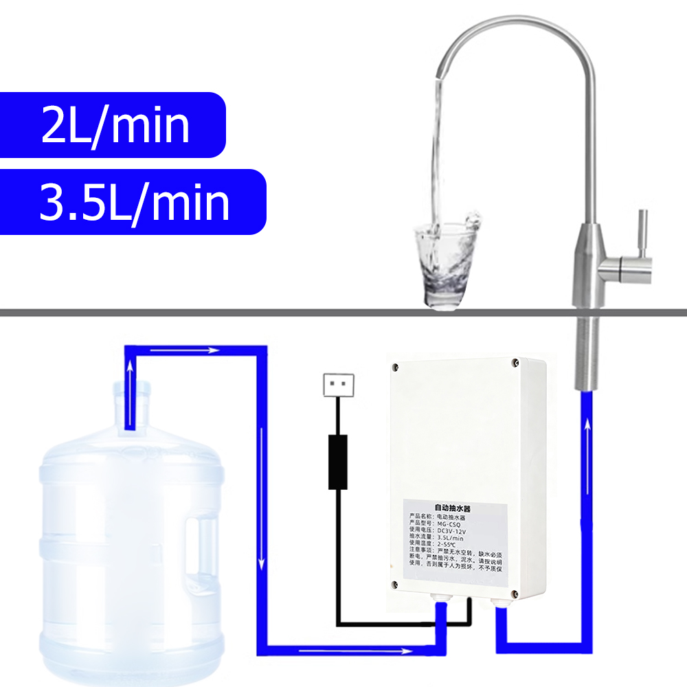 قافلة المطبخ مضخة مياه كهربائي - مراجعة Mini Peristaltic Pump 12V وسعره