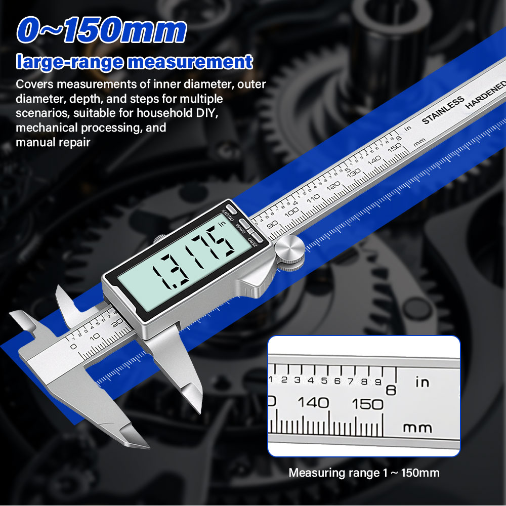 فرجار رقمي جديد من الفولاذ الم - مراجعة Digital Caliper 150Mm Stainless Steel وسعره