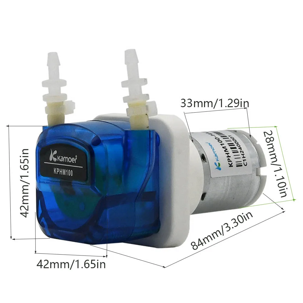 مضخة الجرعات التمعجية الصغيرة  - مراجعة Mini Peristaltic Pump 12V وسعره