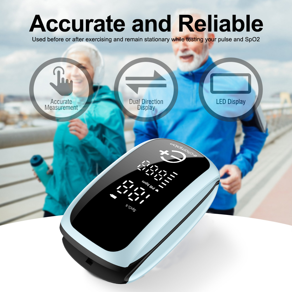 قابلة للشحن الطبية مقياس التأك - مراجعة Pulse Oximeter Fingertip Rechargeable وسعره