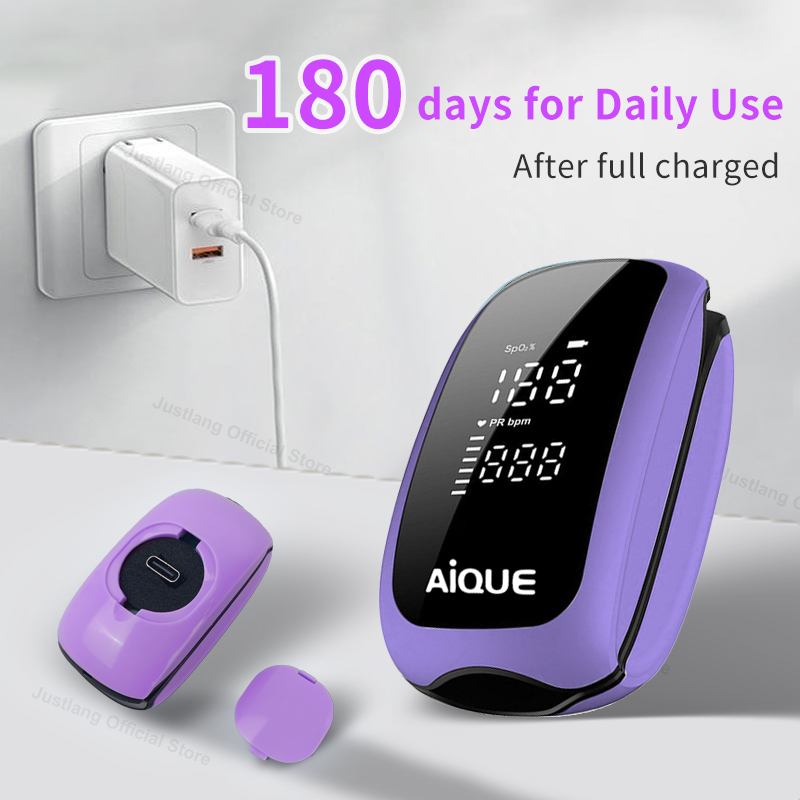 AiQUE قابلة للشحن الرقمية إصبع - مراجعة Pulse Oximeter Fingertip Rechargeable وسعره