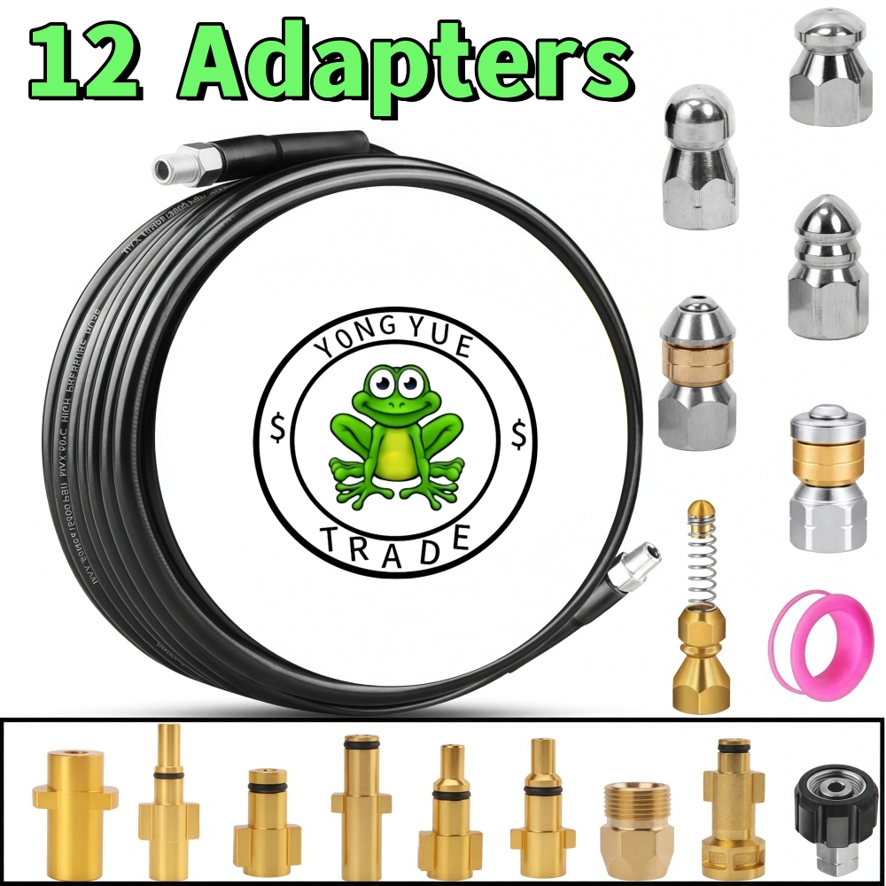 5 ~ 50 متر غسالة الضغط المجاري - مراجعة Vacuum Chamber Kit With Pump وسعره
