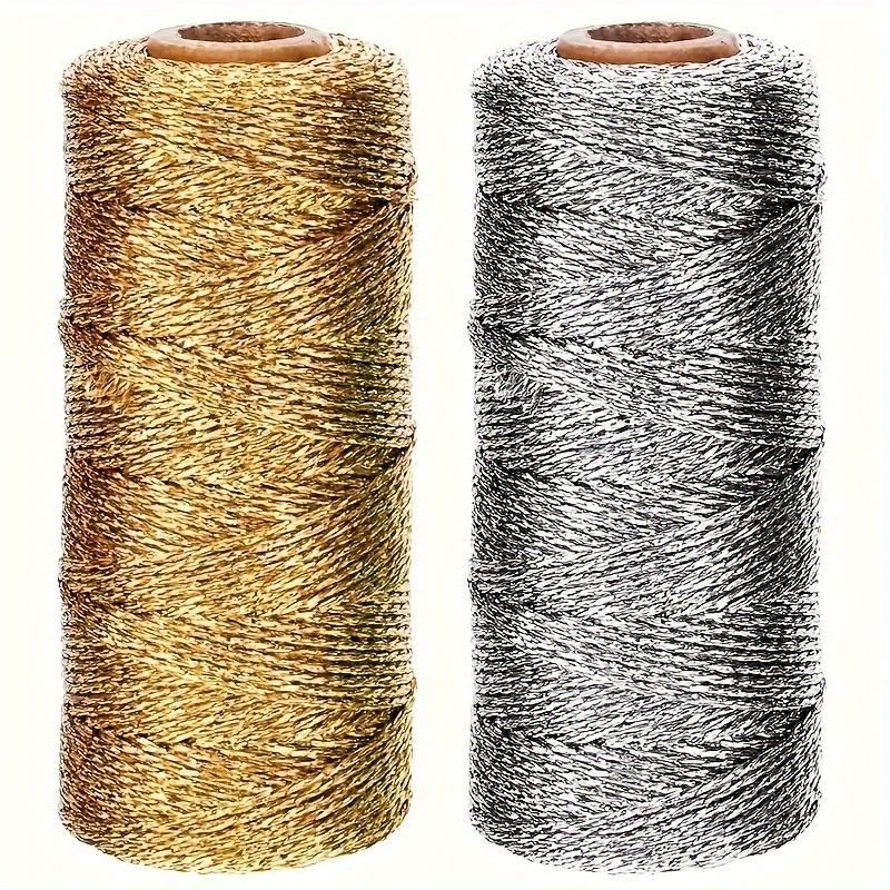 حبل مجدول يدويًا ذهبي وفضي بطو - مراجعة Packaging وسعره