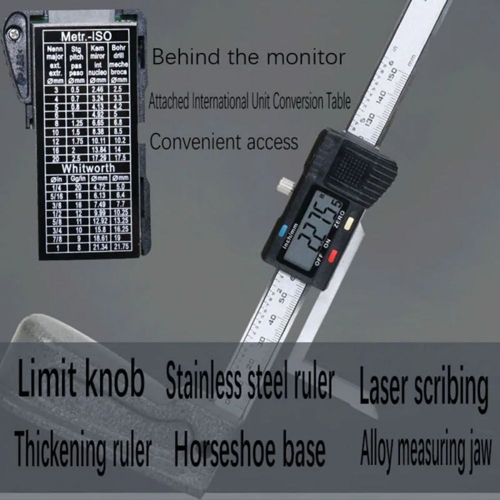مقياس ارتفاع رقمي إلكتروني ، ف - مراجعة Digital Caliper 150Mm Stainless Steel وسعره