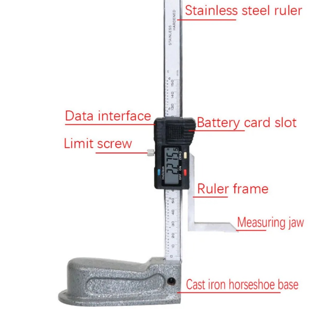مقياس ارتفاع رقمي إلكتروني ، ف - مراجعة Digital Caliper 150Mm Stainless Steel وسعره