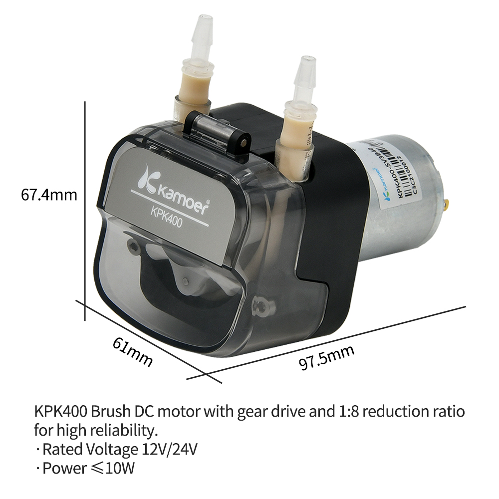 كاموير 400 مللي/دقيقة KPK400 م - مراجعة Mini Peristaltic Pump 12V وسعره
